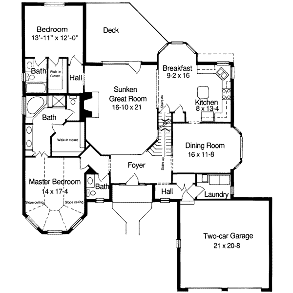 main floor house blueprint