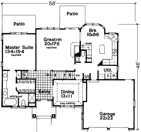 main floor house blueprint