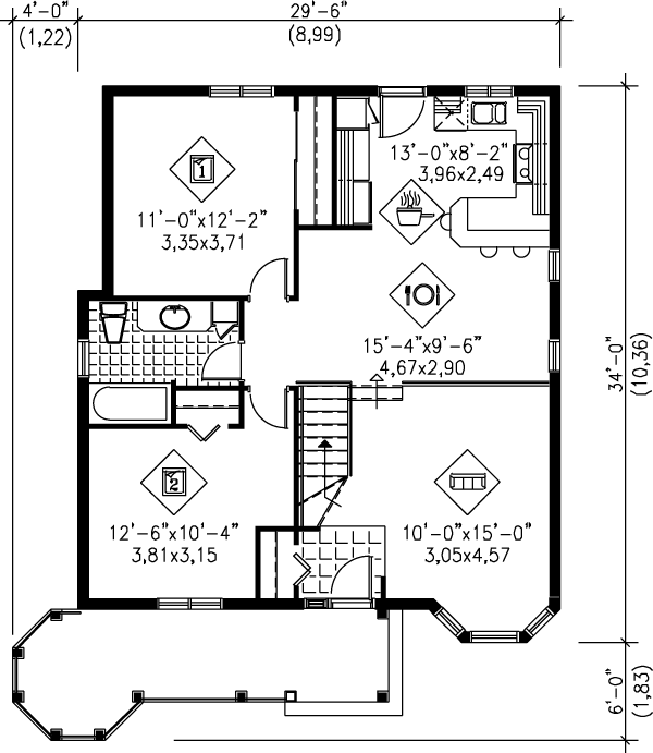 main floor house blueprint