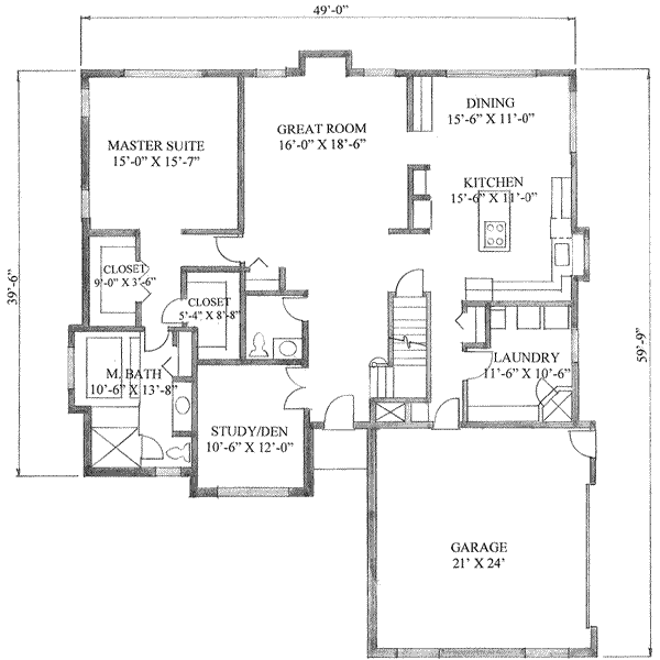 main floor house blueprint