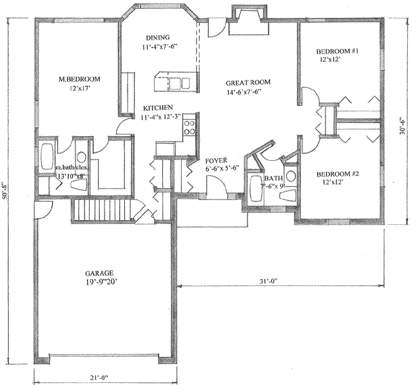 main floor house blueprint