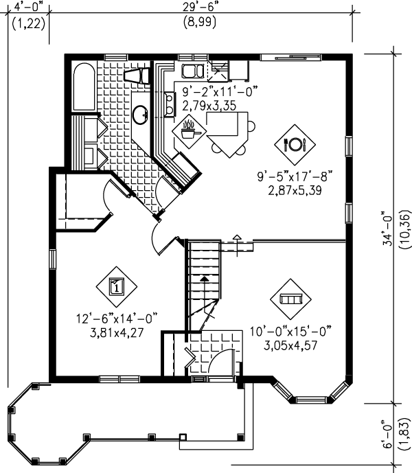 main floor house blueprint