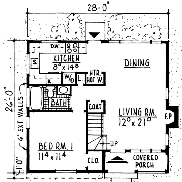 main floor house blueprint