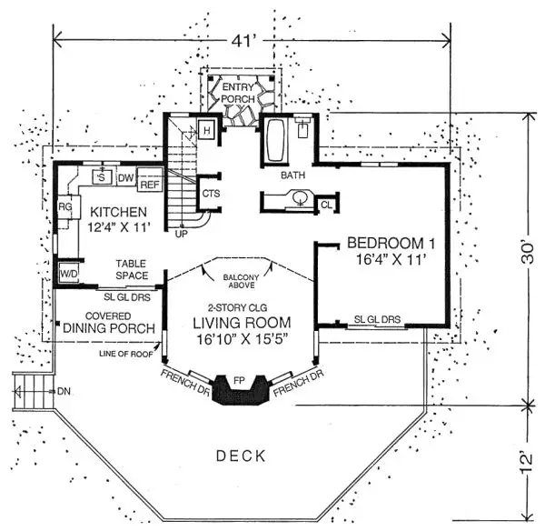 main floor house blueprint