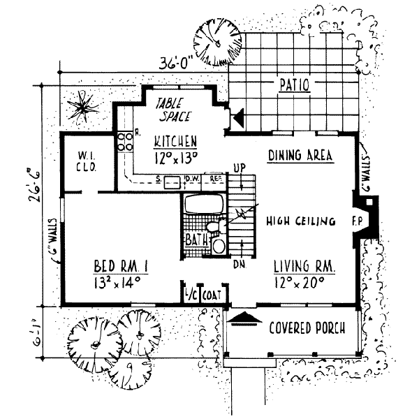 main floor house blueprint