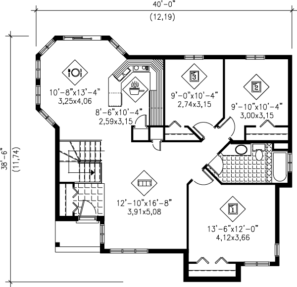 main floor house blueprint