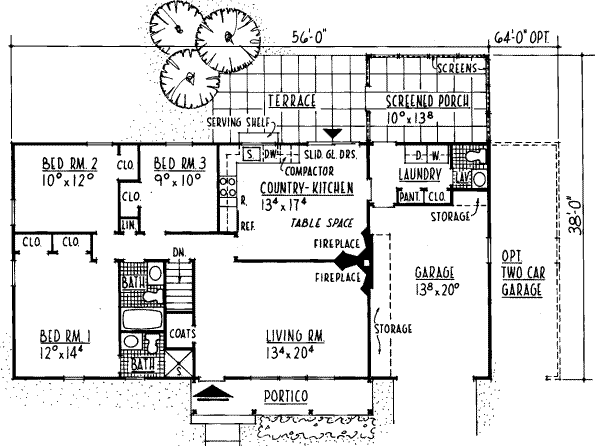 main floor house blueprint