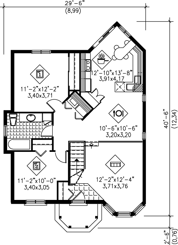 main floor house blueprint