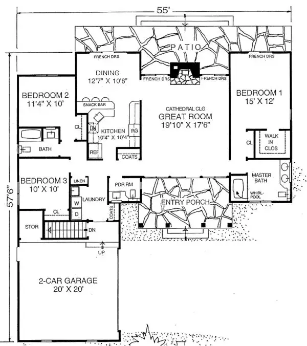 main floor house blueprint