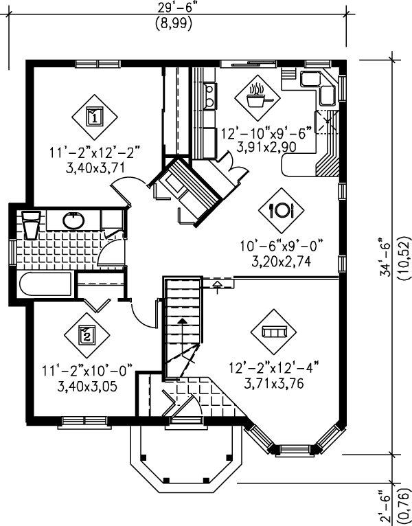main floor house blueprint