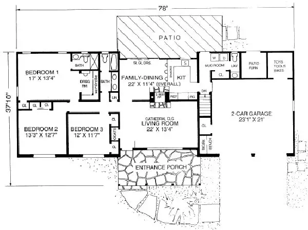 main floor house blueprint