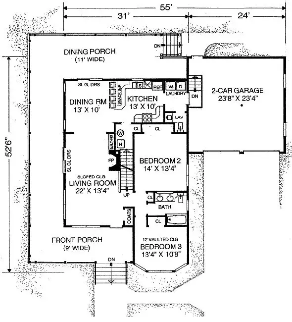 main floor house blueprint