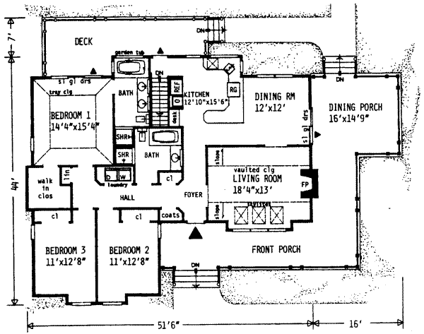 main floor house blueprint