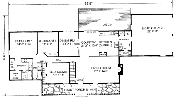 main floor house blueprint