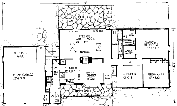 main floor house blueprint