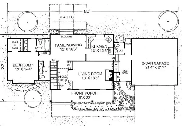 main floor house blueprint