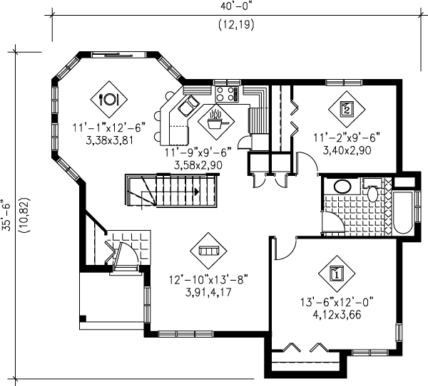 main floor house blueprint