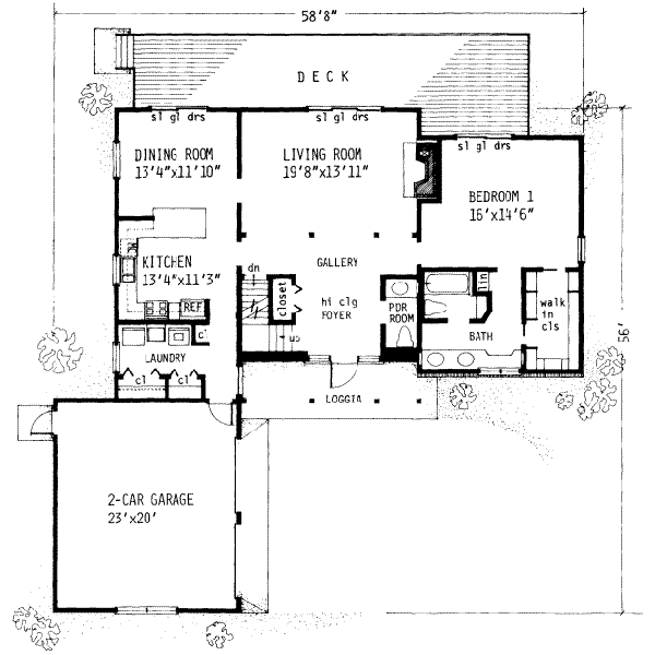 main floor house blueprint
