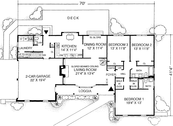 main floor house blueprint