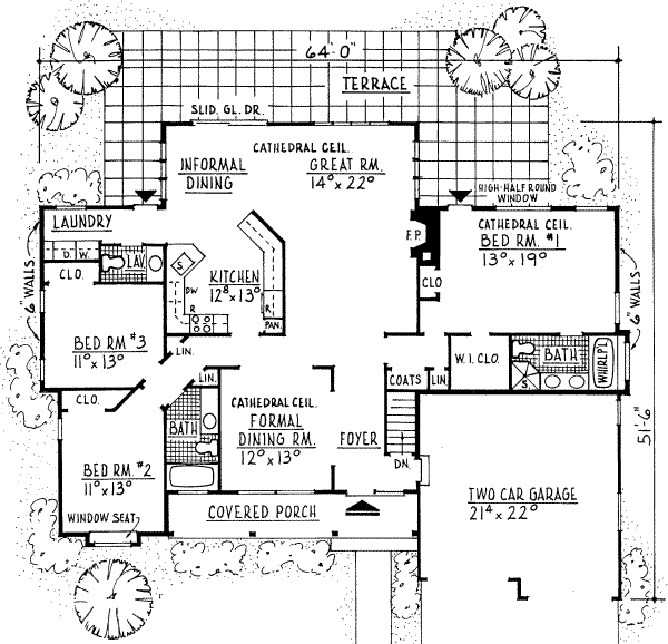 main floor house blueprint
