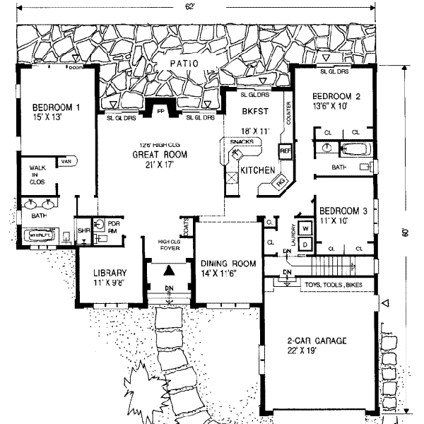main floor house blueprint