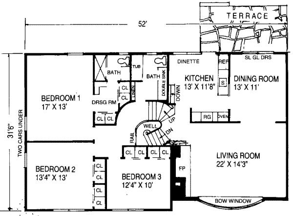 main floor house blueprint