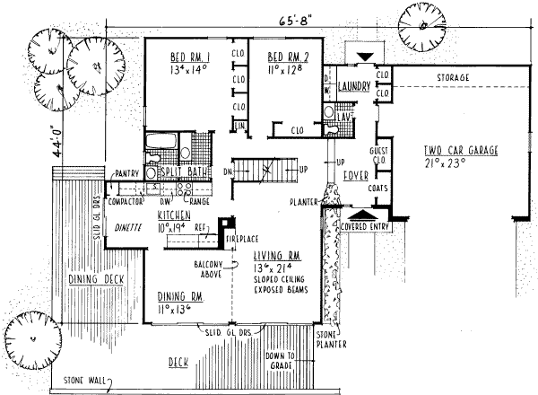 main floor house blueprint