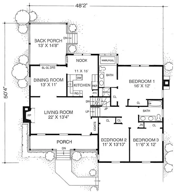 main floor house blueprint