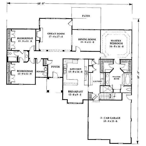 main floor house blueprint
