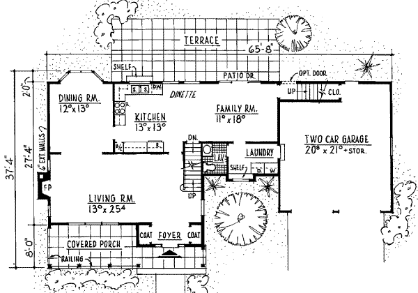main floor house blueprint