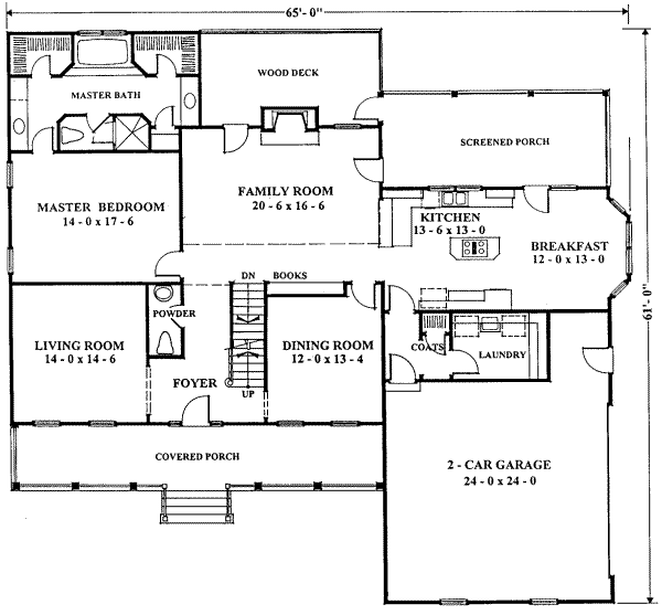 main floor house blueprint