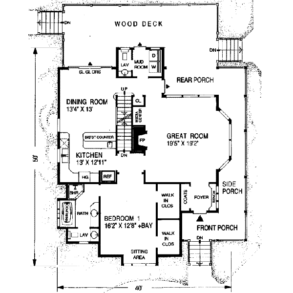 main floor house blueprint