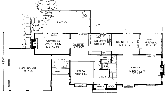main floor house blueprint