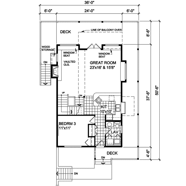 main floor house blueprint