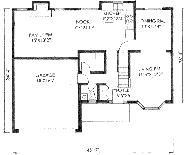 main floor house blueprint