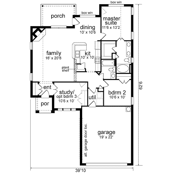 main floor house blueprint