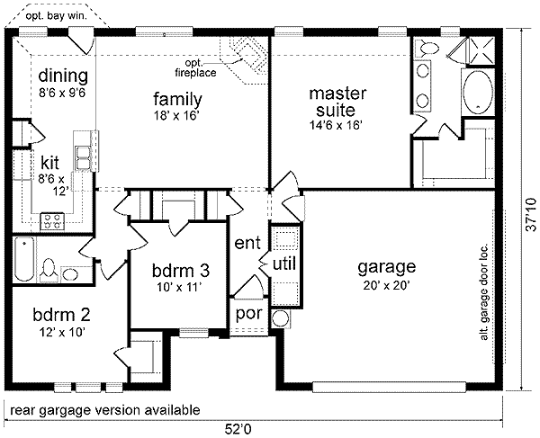 main floor house blueprint