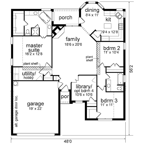 main floor house blueprint