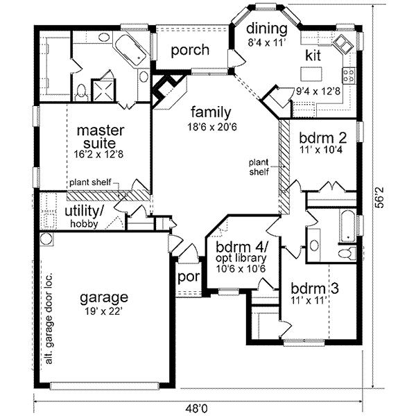 main floor house blueprint