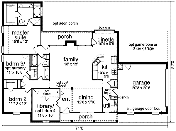 main floor house blueprint