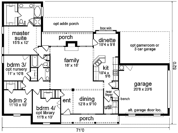 main floor house blueprint