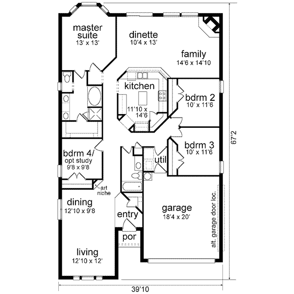 main floor house blueprint