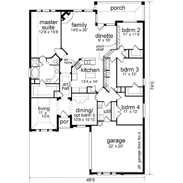 main floor house blueprint