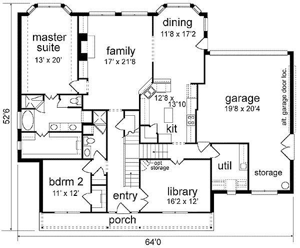 main floor house blueprint
