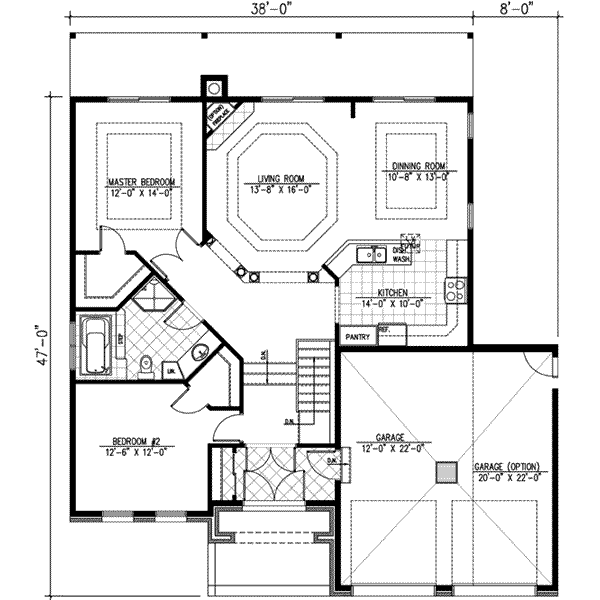 main floor house blueprint