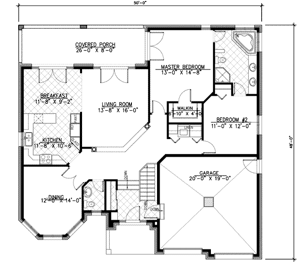 main floor house blueprint