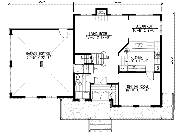 main floor house blueprint
