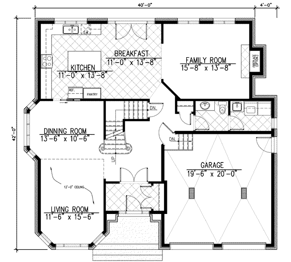 main floor house blueprint
