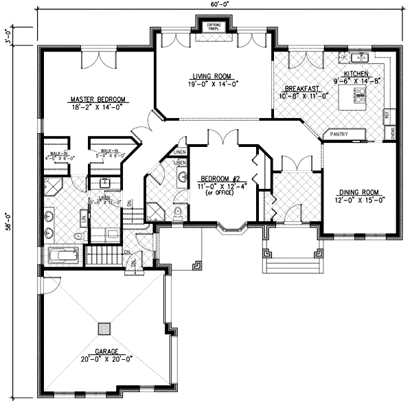 main floor house blueprint