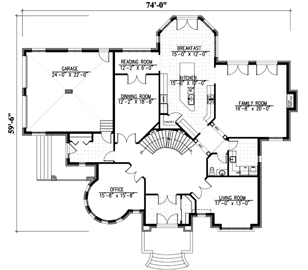 main floor house blueprint